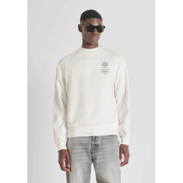 sweat-shirt homme  antony morato sweatshirt relaxed fit in sust