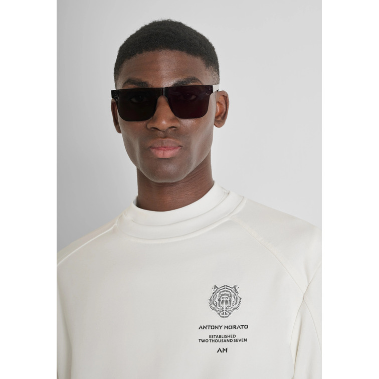 sweat-shirt homme  antony morato sweatshirt relaxed fit in sust