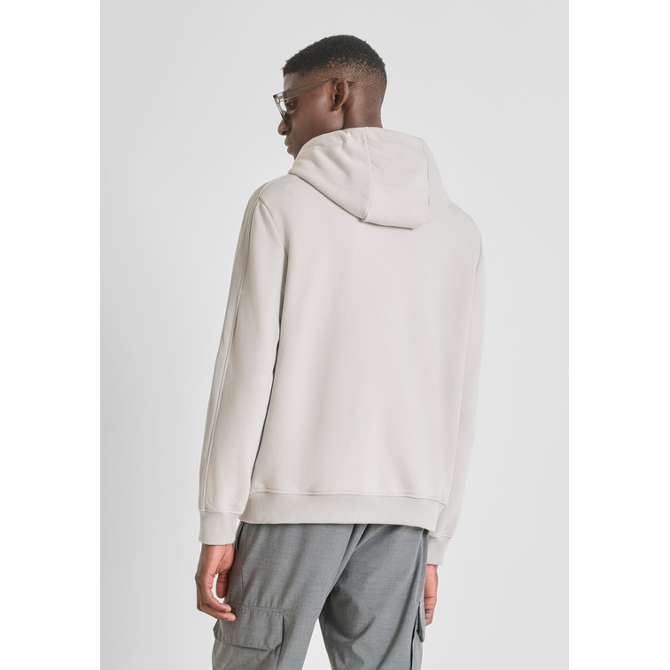 sweat-shirt homme  antony morato hoodie relaxed fit in sustaina