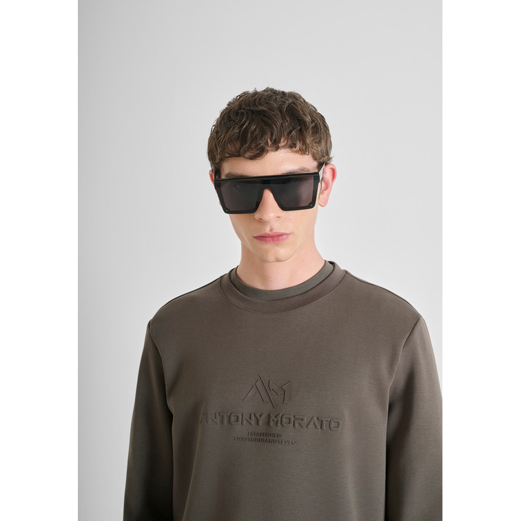 sweat-shirt homme  antony morato sweatshirt slim fit in interlo
