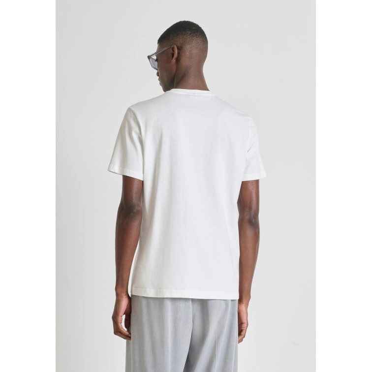 t-shirt homme  antony morato t-shirt regular fit in light
