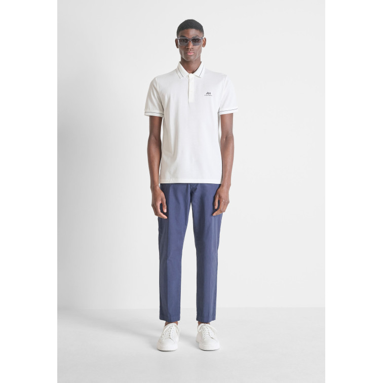 t-shirt homme  antony morato pôle regular fit in mercerized
