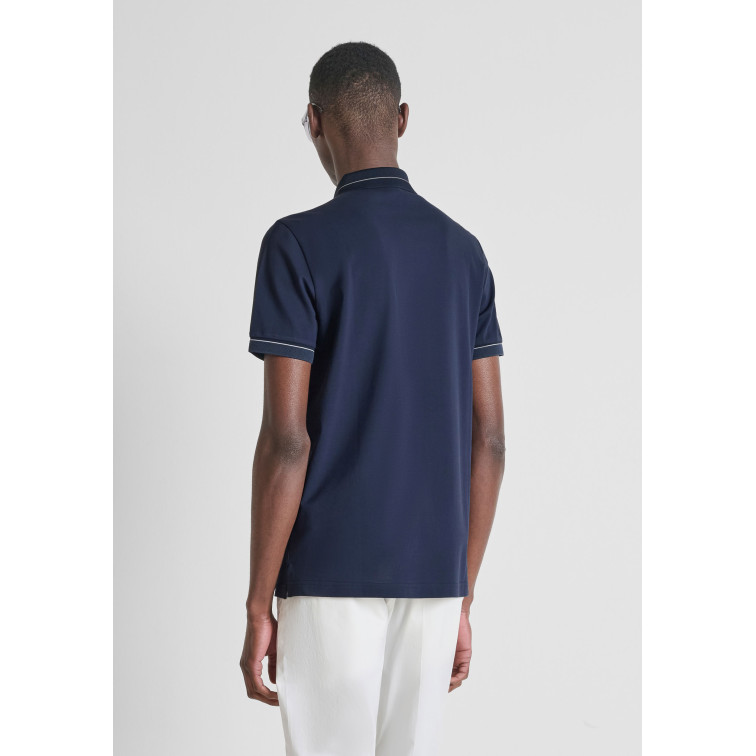 t-shirt homme  antony morato pôle regular fit in mercerized