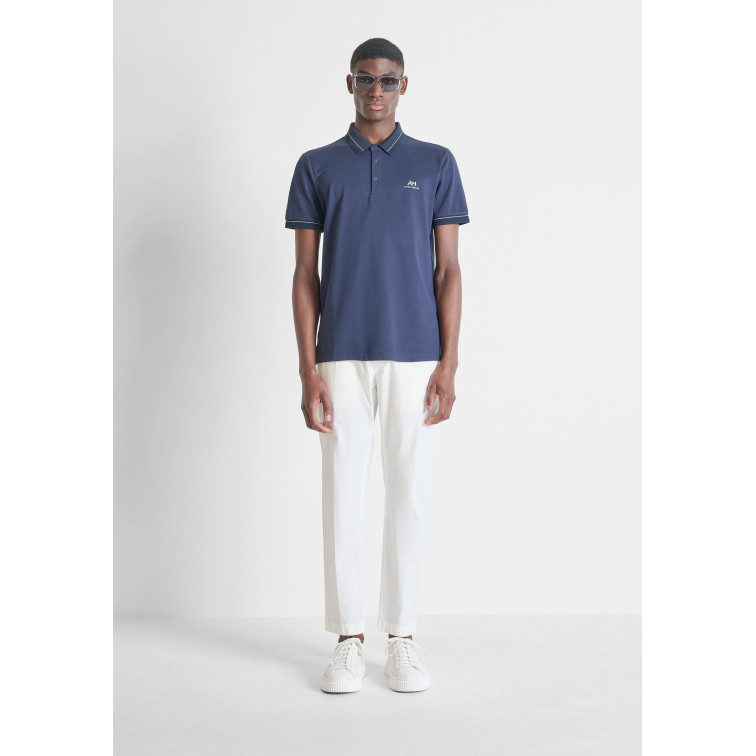 t-shirt homme  antony morato pôle regular fit in mercerized