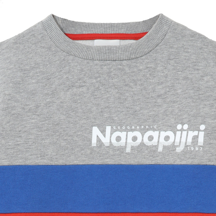 sweat-shirt garçon  napapijri k baloy cb orange clay