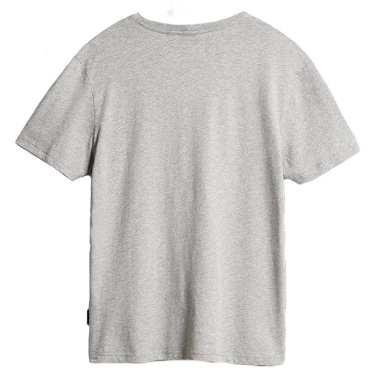 t-shirt homme  napapijri salis c ss 1 med grey mel