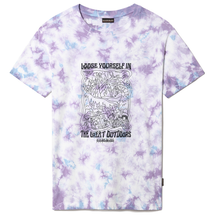 t-shirt homme  napapijri s-plan aop ss