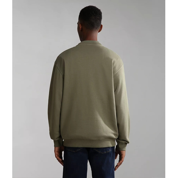 sweat-shirt homme  napapijri b-morgex c 1 green lichen