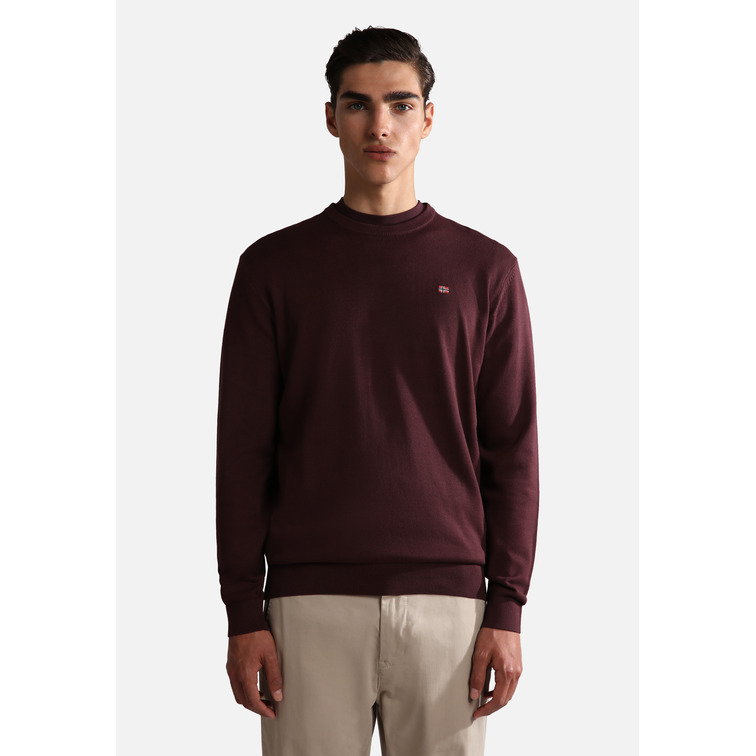 maillot homme  napapijri droz 4 burgundy fudge
