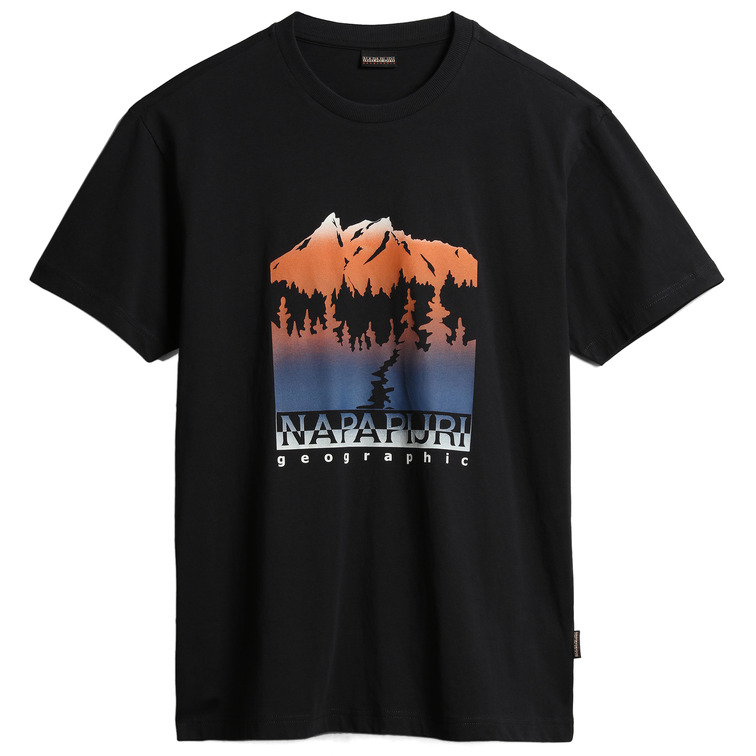 t-shirt homme  napapijri s-hill ss black 041