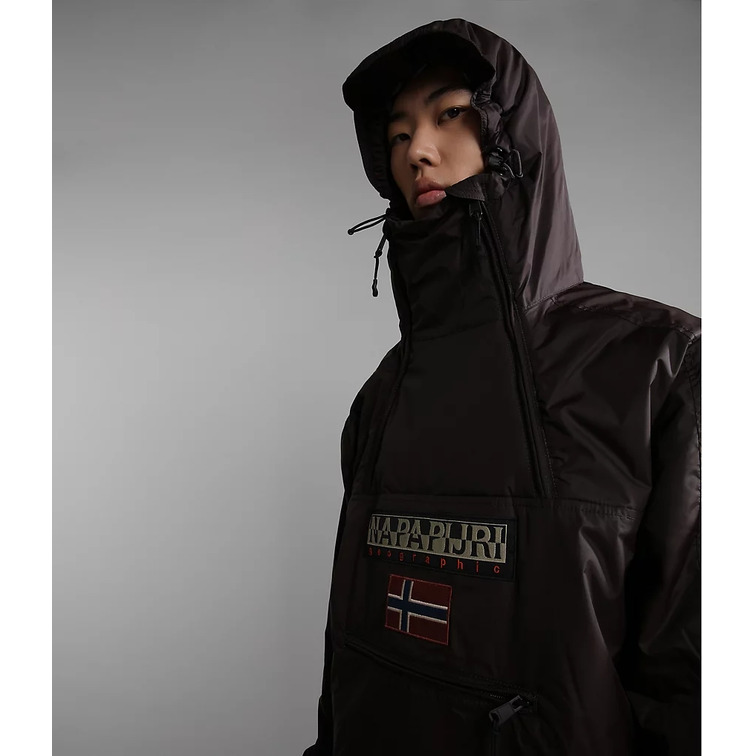 cazadora homme  napapijri northfarer 2.0 wint brown ebon