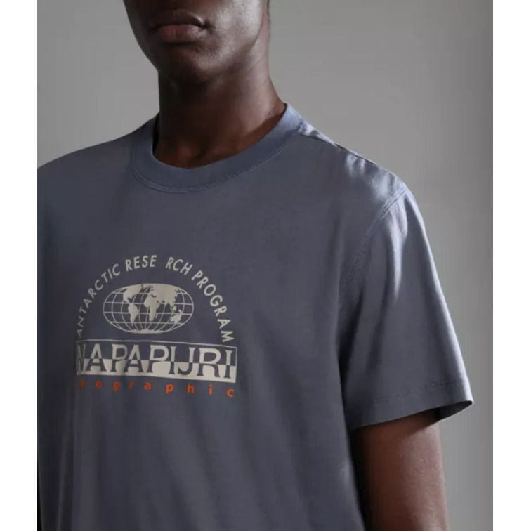 t-shirt homme  napapijri s-macas ss