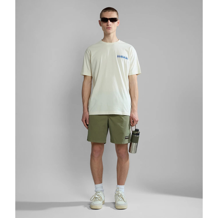 le short homme  napapijri n-boyd green lichen