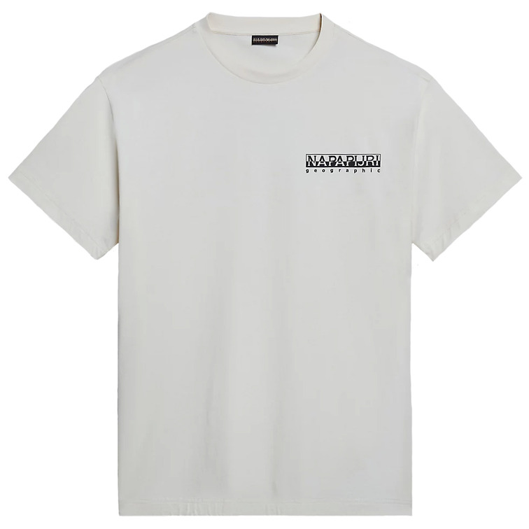 t-shirt homme  napapijri s-tahi white whisper