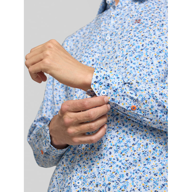 chemise homme  napapijri g-ronge ls fdc aop fdc