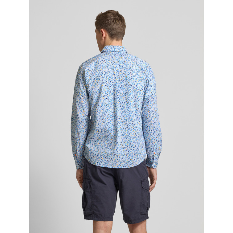 chemise homme  napapijri g-ronge ls fdc aop fdc