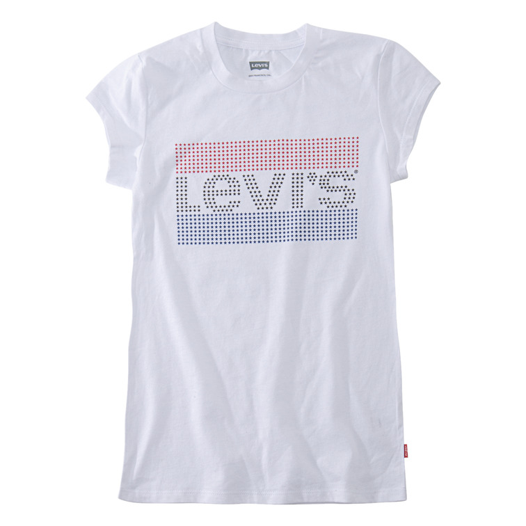 t-shirt fille  levi's junior dotted sportswe