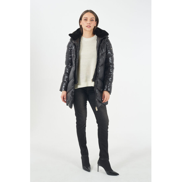 manteau femme  yes zee cappotto donna trapuntato con