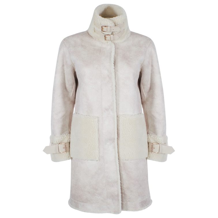 manteau femme  yeszee cappotto donna in ecosuede