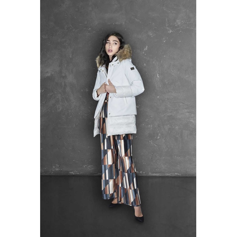 manteau femme  yeszee cappotto donna con inserti in