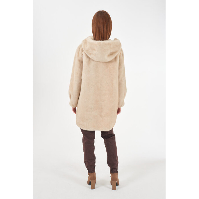 manteau femme  yes zee cappotto donna con cappuccio
