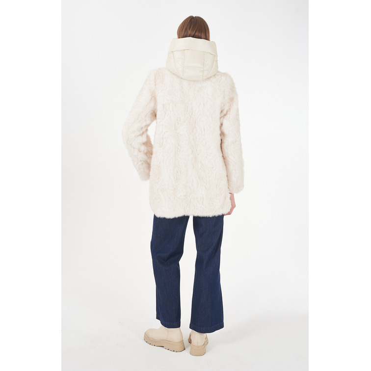 manteau femme  yes zee cappotto donna con finto gilet