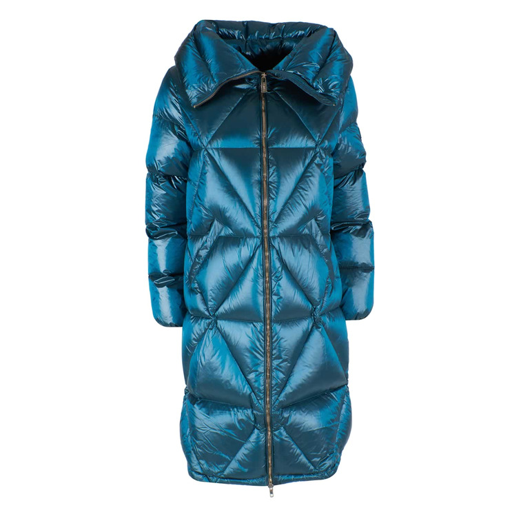 manteau femme  yeszee cappotto donna trapuntato lung