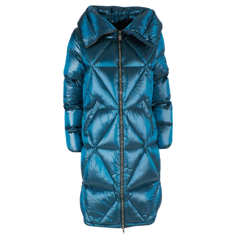 manteau femme  yeszee cappotto donna trapuntato lung