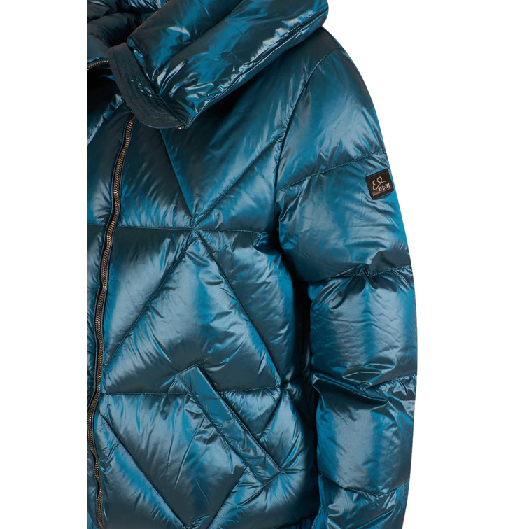 manteau femme  yeszee cappotto donna trapuntato lung