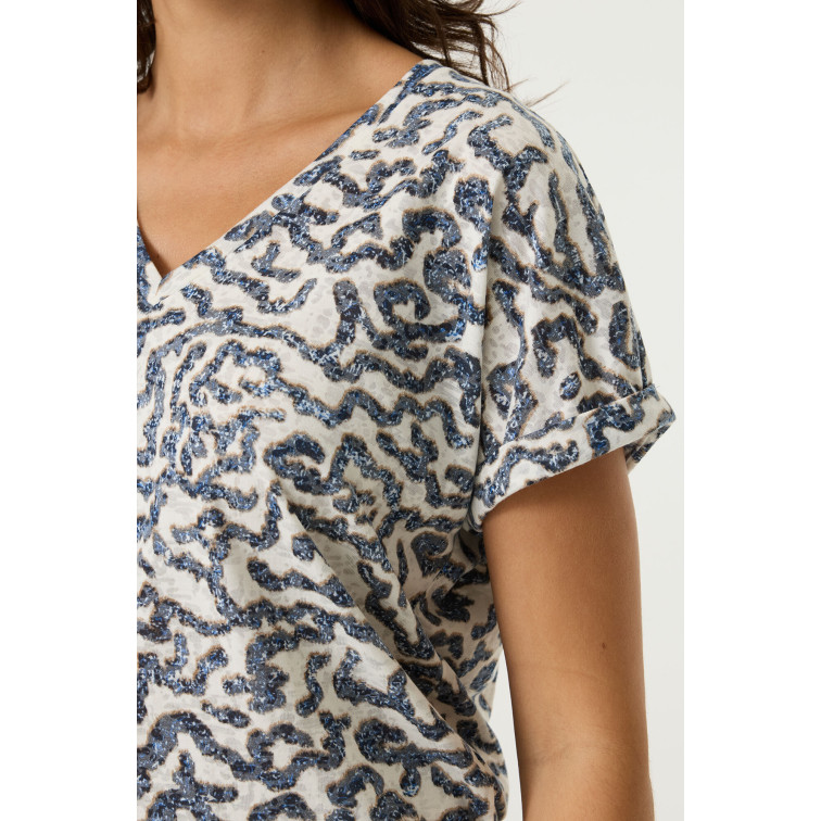 t-shirt femme  garcia jeans ladies t-shirt ss