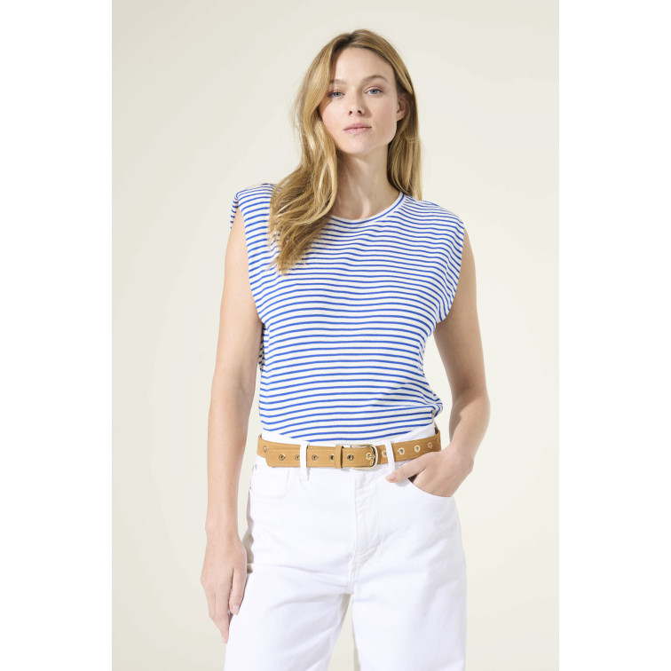 t-shirt femme  garcia jeans ladies t-shirt ss