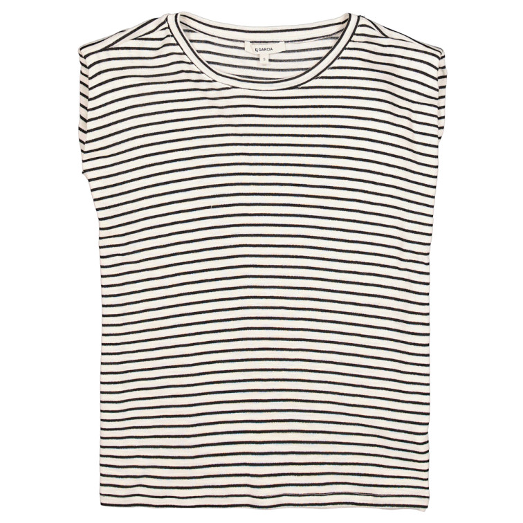 t-shirt femme  garcia jeans ladies t-shirt ss