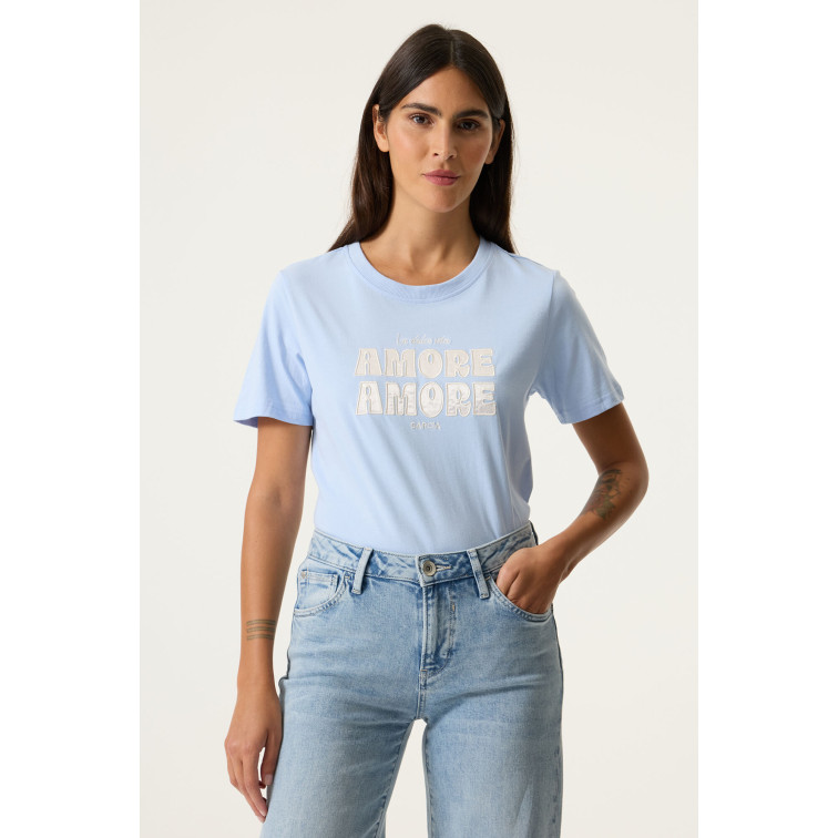 t-shirt femme  garcia jeans ladies t-shirt ss