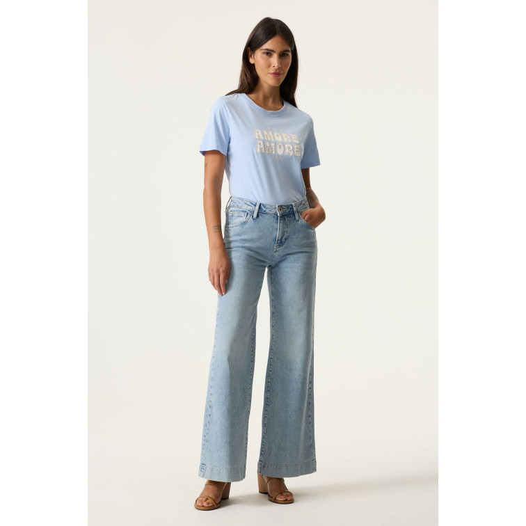 t-shirt femme  garcia jeans ladies t-shirt ss