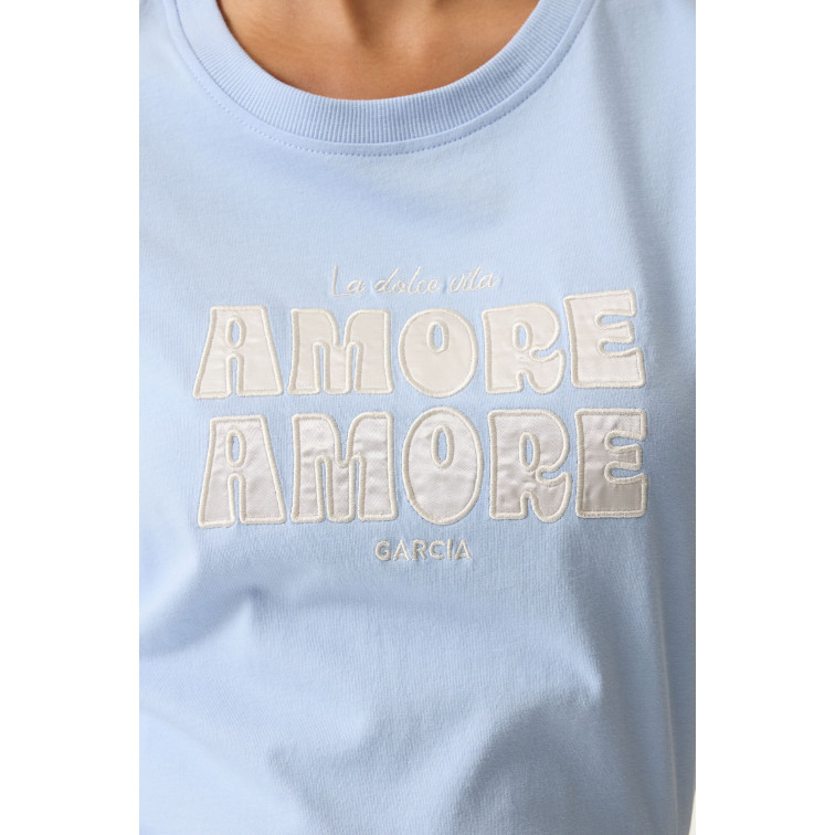 t-shirt femme  garcia jeans ladies t-shirt ss