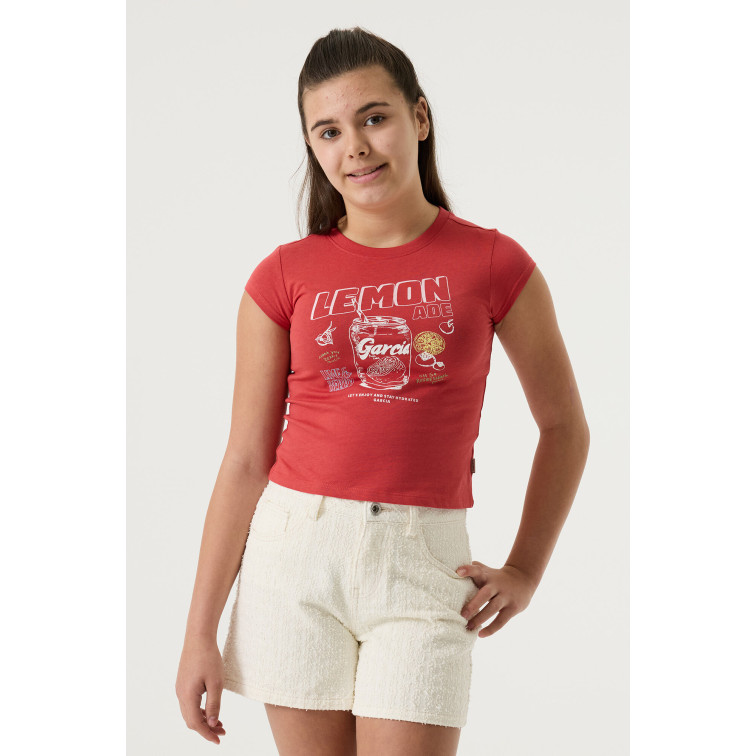 t-shirt fille  garcia jeans girls t-shirt ss