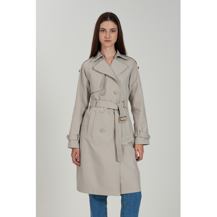 manteau femme  yes zee trench donna doppiopetto con c