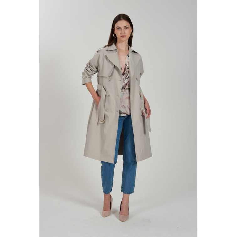 manteau femme  yes zee trench donna doppiopetto con c