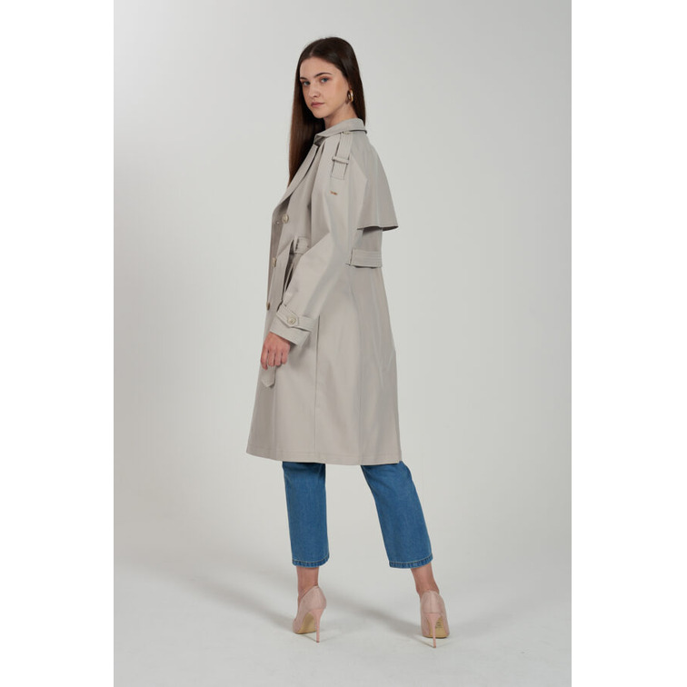 manteau femme  yes zee trench donna doppiopetto con c