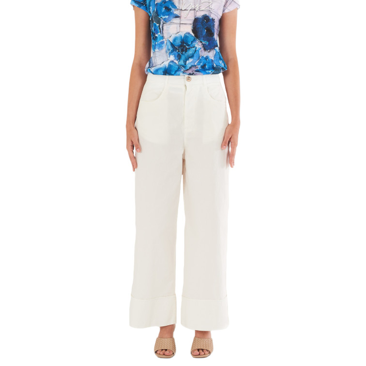 pantalon femme  yes zee pantalone donna work, zampa, p