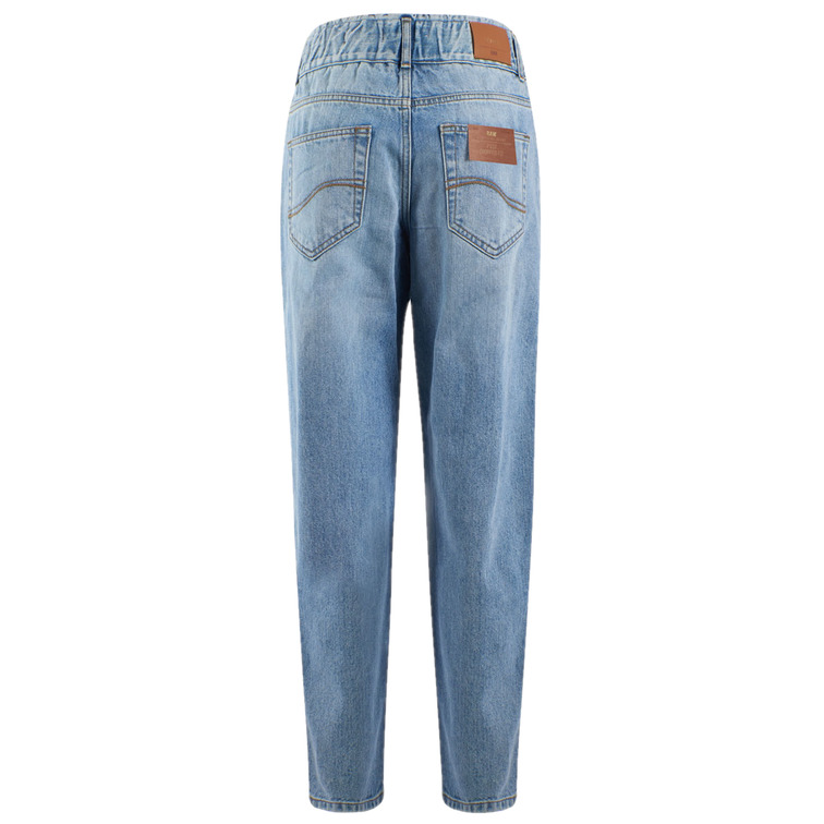 jeans femme  yeszee jeans donna 5 tasche, carrot
