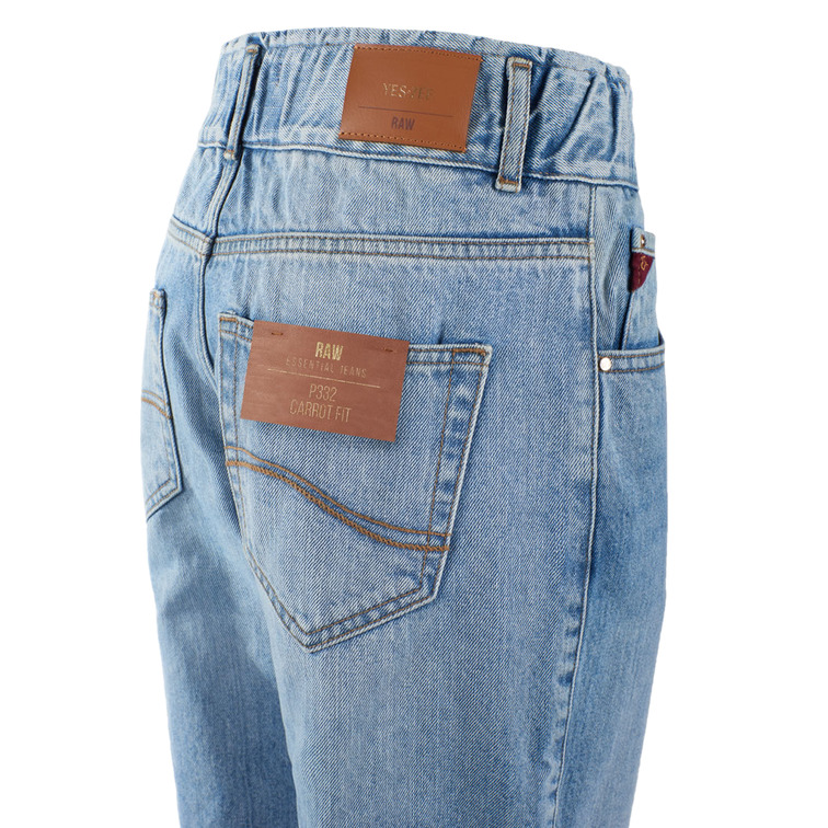 jeans femme  yeszee jeans donna 5 tasche, carrot
