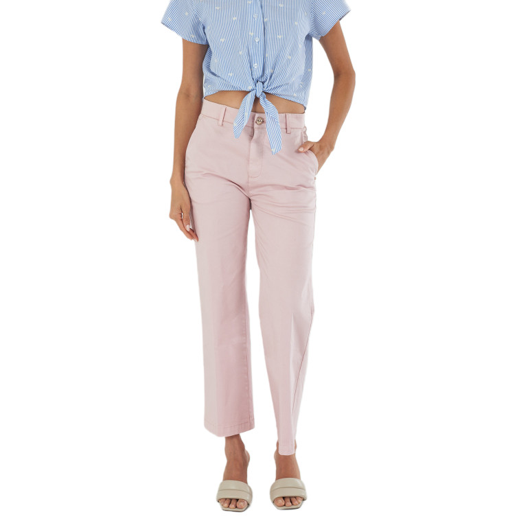 pantalon femme  yes zee pantalone donna chinos dritto
