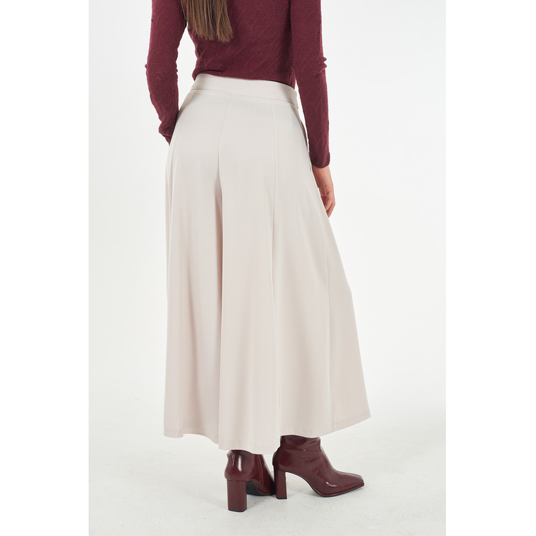 le short femme  yes zee pantagonna con pinces e motivo