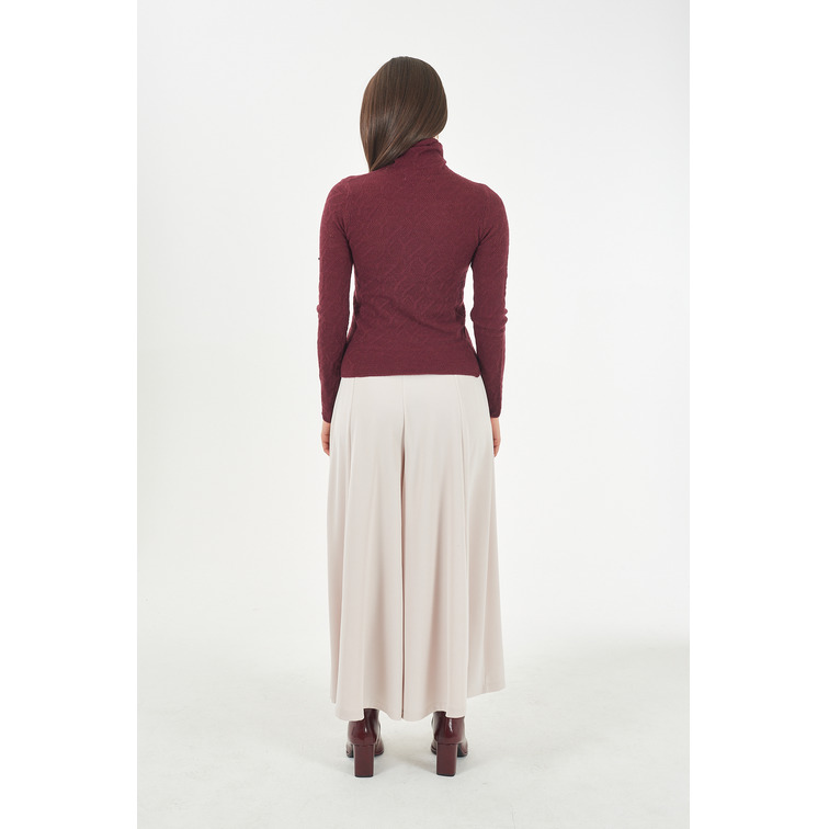 le short femme  yes zee pantagonna con pinces e motivo