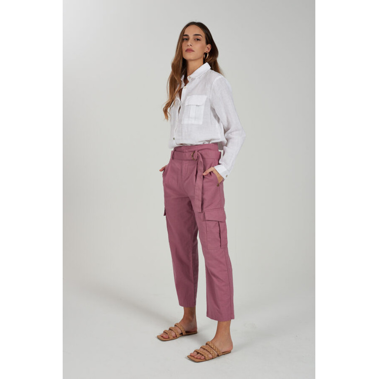 pantalon femme  yes zee pantalone donna cargo in misto