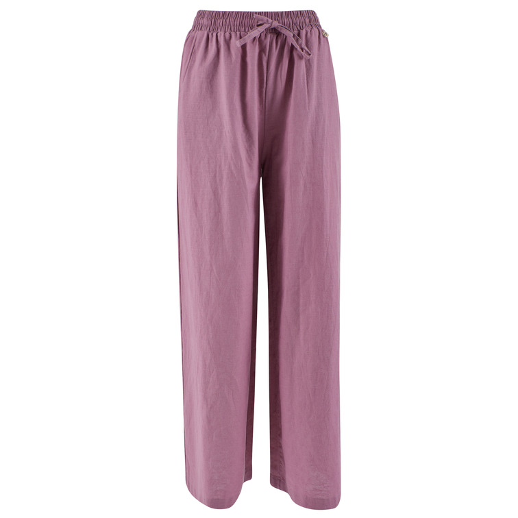 pantalon femme  yes zee pantalone donna ampio con coul