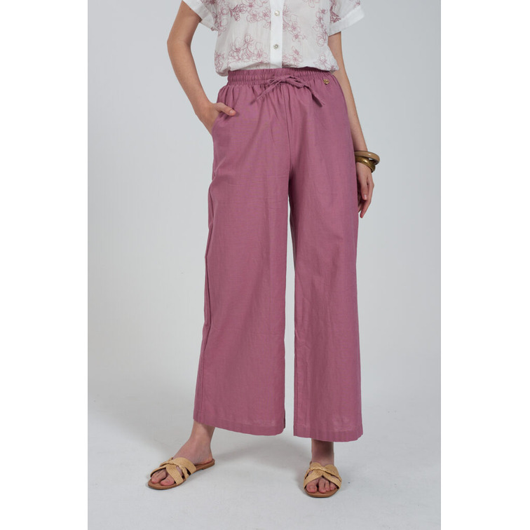 pantalon femme  yes zee pantalone donna ampio con coul