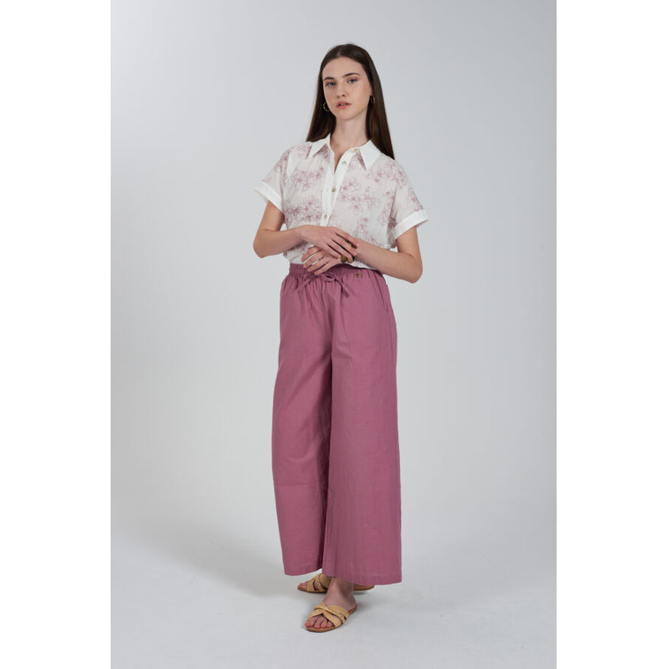 pantalon femme  yes zee pantalone donna ampio con coul
