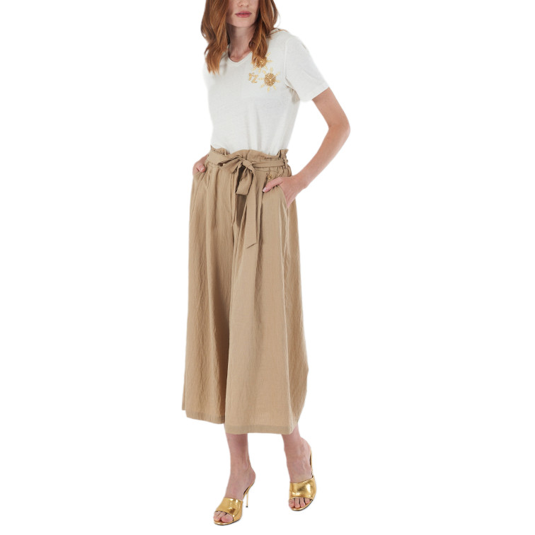 pantalon femme  yes zee pantalone donna 3/4